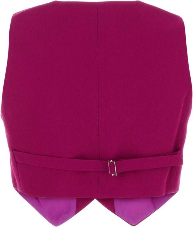 Andamane Tyrian Purple Polyester Vest Stijlvol en SEO-vriendelijk Paars Dames