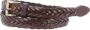 Anderson's Leather Calf Braided Belter Bruin Heren - Thumbnail 4