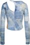 Andersson Bell Long Sleeve Tops Blauw Dames - Thumbnail 2