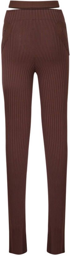 Andrea Adamo Leggings Bruin Dames