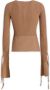 Andrea Adamo Long Sleeve Tops Beige Dames - Thumbnail 2