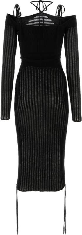 Andrea Adamo Midi Dresses Zwart Dames