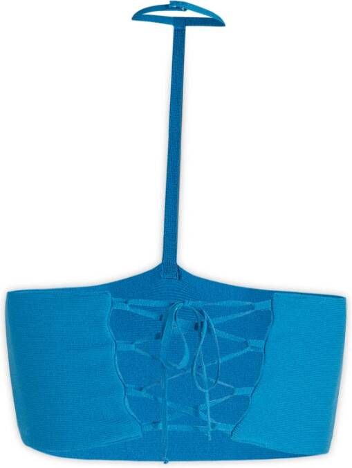 Andrea Adamo Sleeveless Tops Blauw Dames