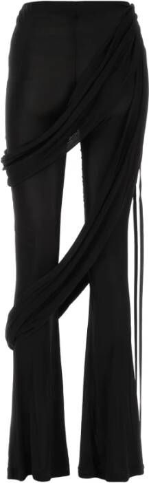Andrea Adamo Straight Trousers Zwart Dames