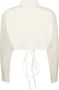 Andrea Adamo Elegante Witte Geknipte Overhemd met Klassieke Kraag White Dames - Thumbnail 2