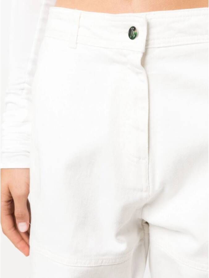 Andrea Adamo Wide Trousers Wit Dames