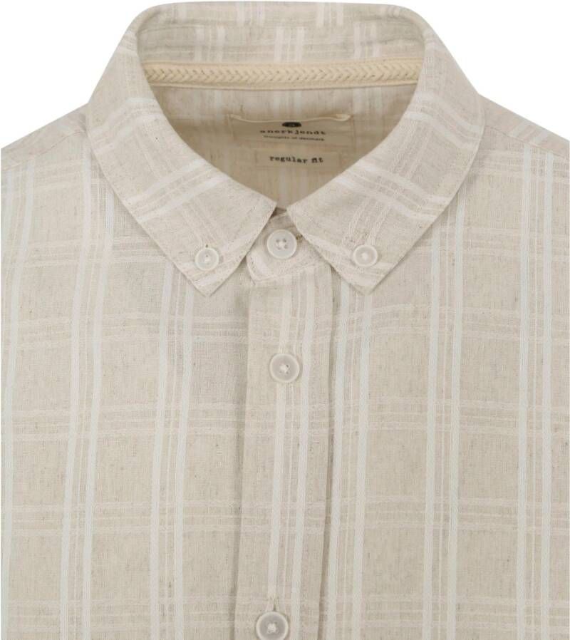 Anerkjendt Overhemd Konrad Ruiten Lichtbeige Beige Heren