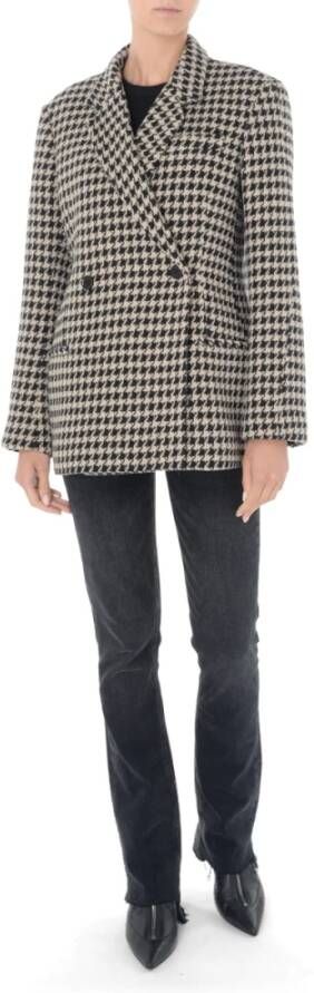 ANINE BING Blazer met dubbele rij knopen Zwart - Foto 6