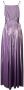 Aniye By Lange jurk in metalen vloeistofstof Purple Dames - Thumbnail 2