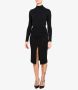 Aniye By Jurk met lange mouwen en riem met achteropening Black Dames - Thumbnail 5