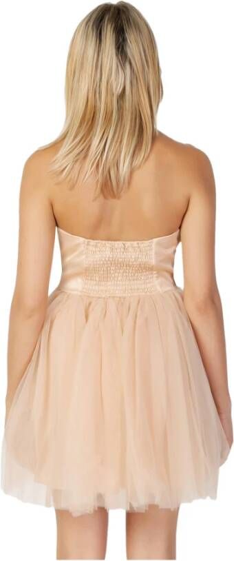Aniye By Roze Jurk met Sweetheart Halslijn Roze Dames