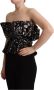 Aniye By Pailletten Top zonder Bandjes Black Dames - Thumbnail 2