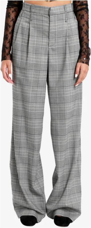 Aniye By Wide Trousers Grijs Dames