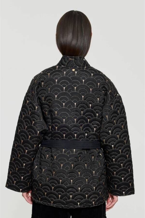 Antik batik Casbah jas Black Dames