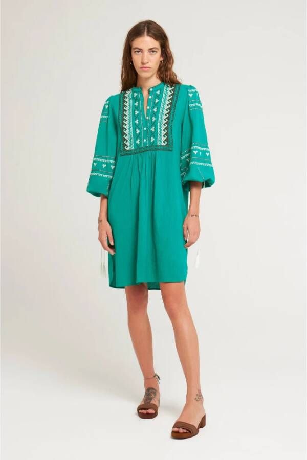 Antik batik Dresses Groen Dames