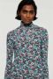 Antik batik Roze print coltrui Blue Dames - Thumbnail 1