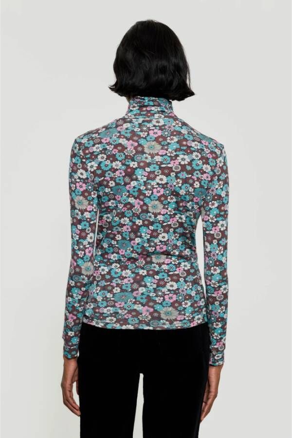 Antik batik Roze print coltrui Blue Dames