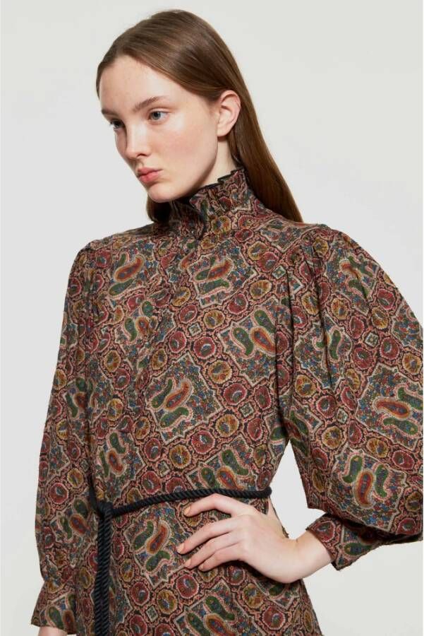 Antik batik Zina print maxi jurk Multicolor Dames