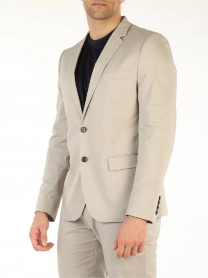 Antony Morato Grijze Button-Up Revers Kraag Blazer Gray Heren - Foto 2