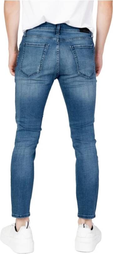 Antony Morato Heren Blauwe Jeans met Voor- en Achterzakken Blauw Heren