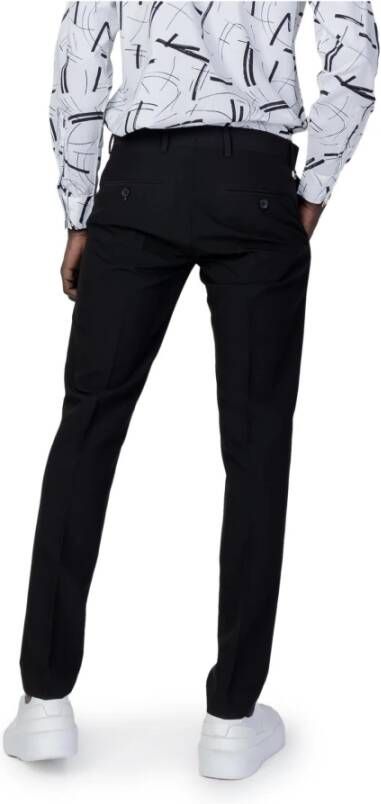 Antony Morato Heren Zwarte Broek met Rits Zwart Heren