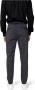 Antony Morato Zwarte bedrukte katoenen broek met veters Black Heren - Thumbnail 2