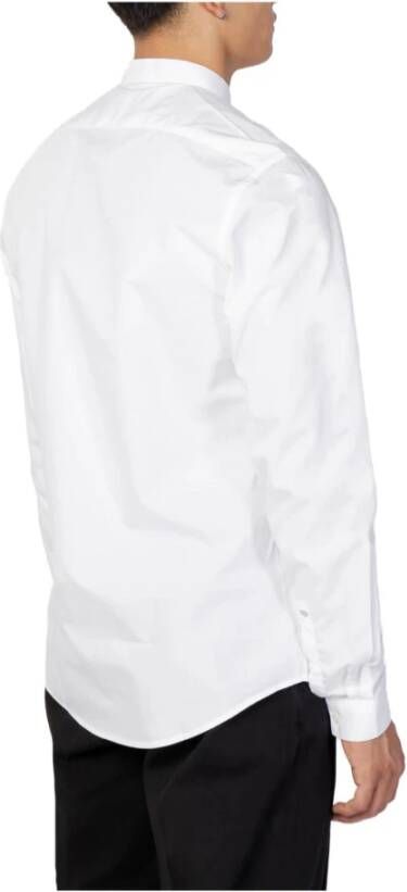 Antony Morato Herenoverhemd met lange mouwen in het wit Heren
