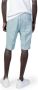 Antony Morato Turquoise Linnen Shorts met Rits Sluiting Blue Heren - Thumbnail 2