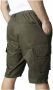 Antony Morato Groene katoenen shorts met ritssluiting en knoopsluiting Green Heren - Thumbnail 4
