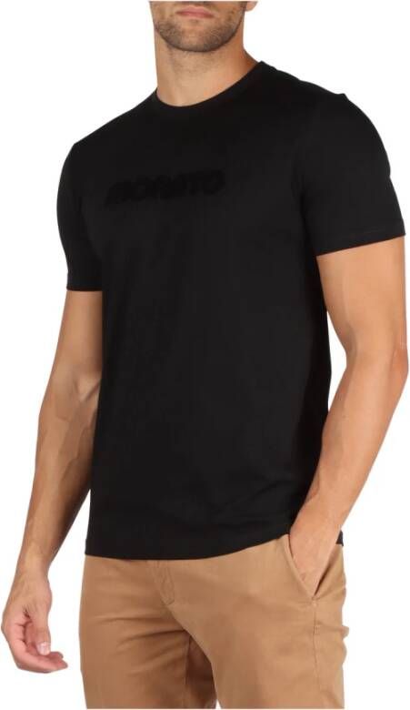 Antony Morato Slim Fit T-Shirt met Voorlogo Black Heren