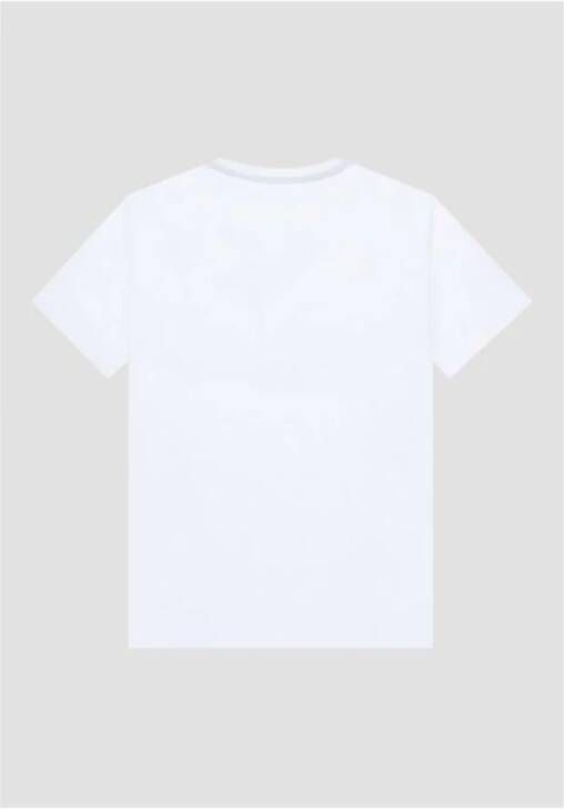 Antony Morato T-Shirt- AM Super Slim FIT Stretch Cotton Fabric Wit Heren