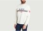 A.p.c. Katoenen Crew Neck Sweatshirt met Voorprint Beige - Thumbnail 1