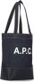 A.p.c. Blauwe Katoenen Tote Tas met Handvatten Blue Dames - Thumbnail 5