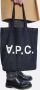 A.p.c. Blauwe Japanse Denim Laure Tote Bag Blue Dames - Thumbnail 6