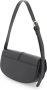 A.p.c. Zwarte Leren Schoudertas met Logo Print Black Dames - Thumbnail 1