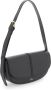 A.p.c. Zwarte Leren Schoudertas met Logo Print Black Dames - Thumbnail 2