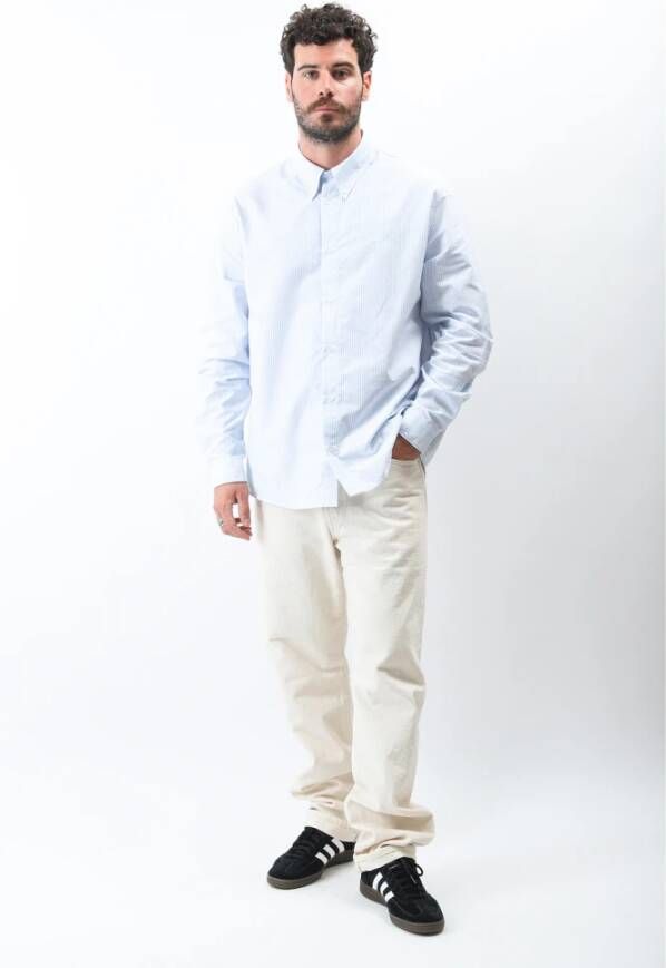 A.p.c. Blauwe Greg Overhemd Blauw Heren