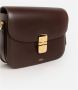 A.p.c. Kleine Grace Tas Bruin Leer Voor Sluiting Brown Dames - Thumbnail 5