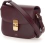 A.p.c. Chique Vintage Geïnspireerde Leren Mini Tas Red Dames - Thumbnail 6