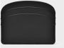 A.p.c. Zwarte Leren Kaarthouder met Gegraveerd Logo Black Dames - Thumbnail 4