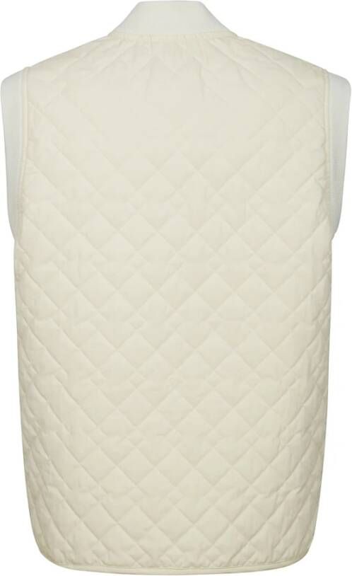 A.p.c. Gewatteerd vest met ritssluiting Beige Heren