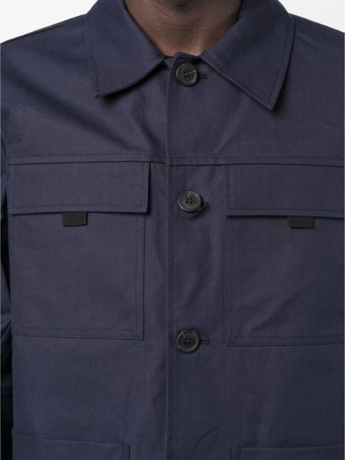 A.p.c. Lichte jas Blauw Heren