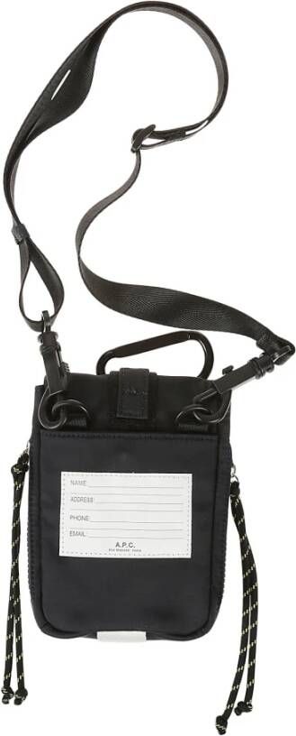 A.p.c. Klep Gesp Crossbody Pouch Blauw Heren
