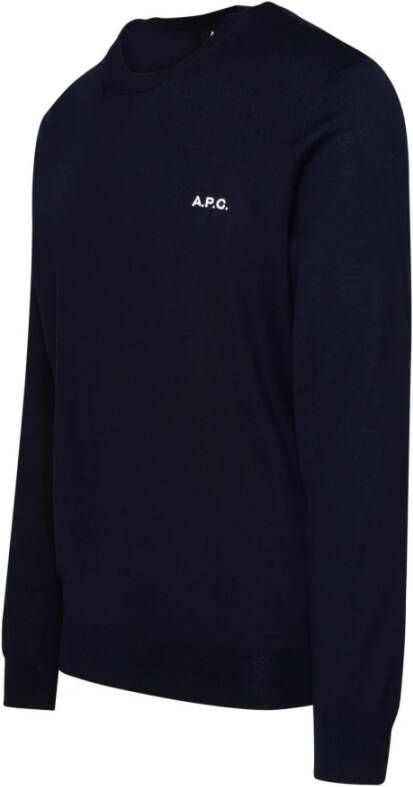 A.p.c. Knitwear Blauw Heren