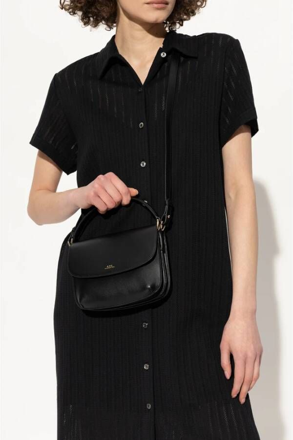A.p.c. Crossbody zak Zwart Dames