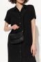 A.p.c. Sarah A Strap Mini Hobo Bag Black Leather Zwart Dames - Thumbnail 4
