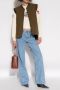 A.p.c. Ecru Sweatshirt met Logo en Gekleurde Strepen Beige Dames - Thumbnail 2