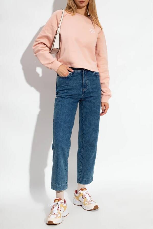 A.p.c. Oona sweatshirt Roze Dames