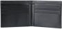 A.p.c. Zwarte Leren Bi-fold Portemonnee met Ingegraveerd Logo Black Heren - Thumbnail 3