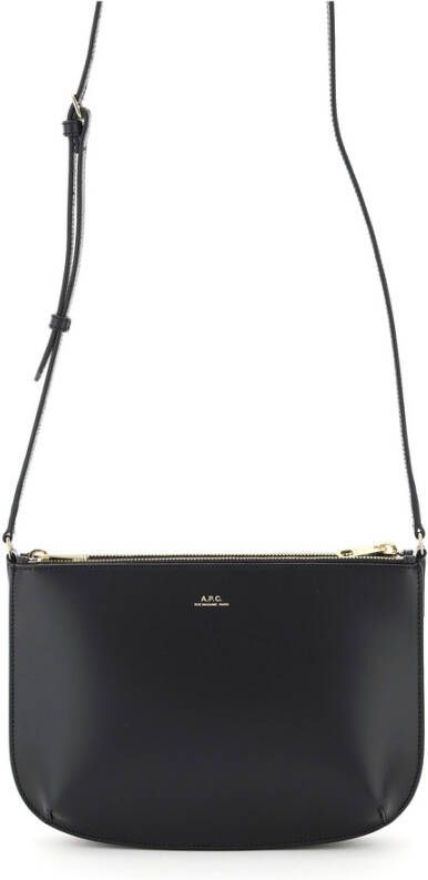 A.p.c. Crossbody zak Zwart Dames